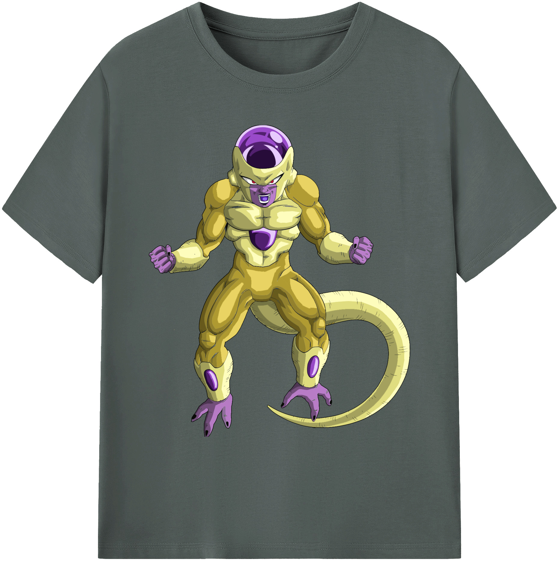 （画像用） ドラゴンボール フリーザ DRAGON BALL Frieza 綿100％ メンズ半袖Tシャツ｜肌触りやわらか＆通気性